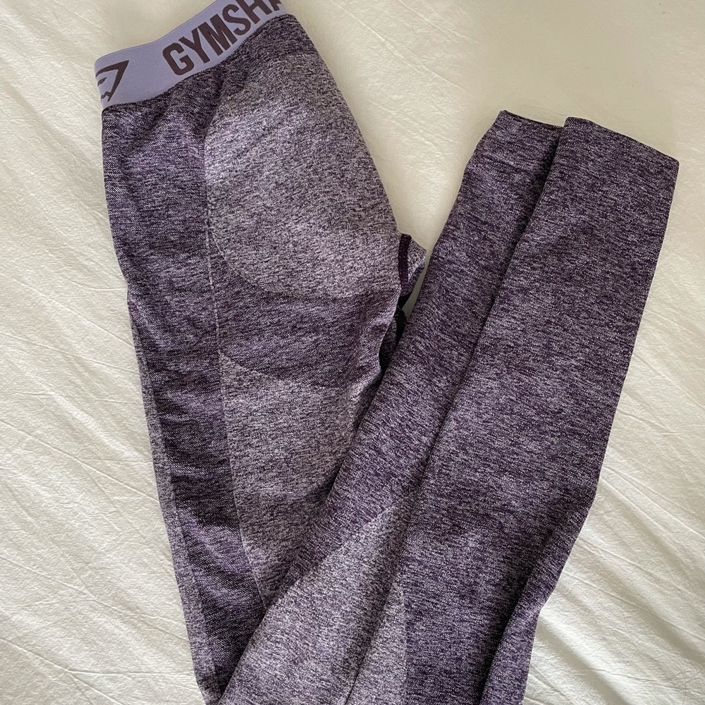 Purple Marl Gymshark Flex Leggings